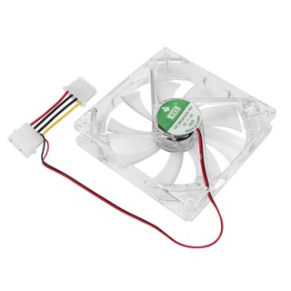 【yunhai】Quad 4 LED Light 120mm PC Computer Case Cooling Fan Mod Easy Installed Fan 12V