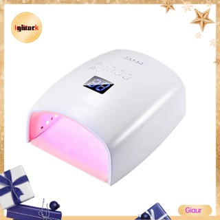 Giaurz โคมไฟ LED UV ไร้สาย 48W สําหรับตกแต่งเล็บ