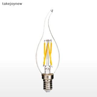 [takejoynew] ใหม่ หลอดไฟ Edison LED E14 4W AC180-240V สไตล์เรโทร KLB