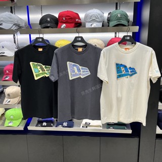 NewEra แขนสั้นเสื้อยืด mlb ครึ่งแขน 2023 ใหม่ผู้ชายและผู้หญิงผ้าฝ้ายแขนสั้น S-5XL