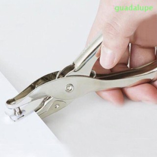 Guadalupe เครื่องเจาะรูกระดาษ โลหะ 1-8 หน้า ทนทาน แฮนด์เมด สําหรับโรงเรียน สํานักงาน