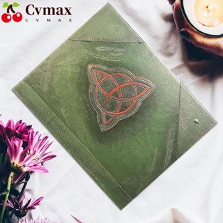 Cvmax สมุดบันทึกเปล่า ปกสีเขียว สไตล์เรโทร 350 หน้า สําหรับตกแต่งบ้าน
