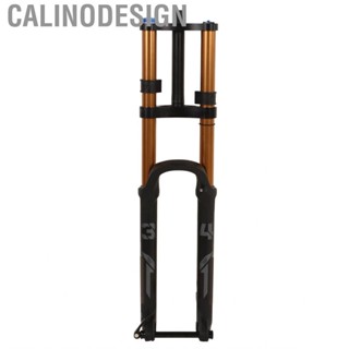 Calinodesign Mountain Bike Front   Aluminum Alloy Manual Lockout Suspension Gold for Accessory