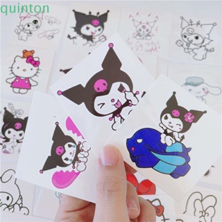 Quinton สติกเกอร์รอยสัก ลายการ์ตูนคิตตี้ กันน้ํา สําหรับตกแต่งปาร์ตี้