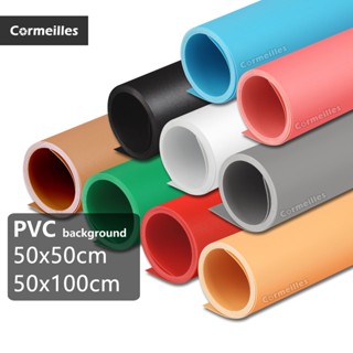 กระดาษพื้นหลัง PVC กันน้ํา สองด้าน ฉากหลังสตูดิโอ เคลือบ PVC ต่อต้านริ้วรอย โฟโต้บูธ สองด้าน สําหรับเครื่องประดับอาหาร เครื่องสําอาง