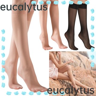 Eucalytus1 ถุงน่องยาว ผ้าไนล่อน แบบบางพิเศษ ป้องกันตะขอ แฟชั่นฤดูร้อน สําหรับผู้หญิง