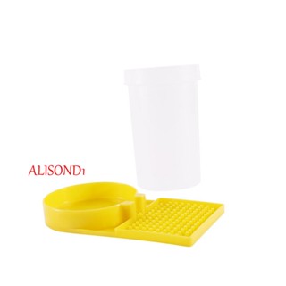 Alisond1 เครื่องให้อาหารน้ํา ที่ถอดออกได้ พลาสติก อุปกรณ์ทางเข้า อุปกรณ์ดื่มรังผึ้ง เครื่องมือเลี้ยงผึ้ง