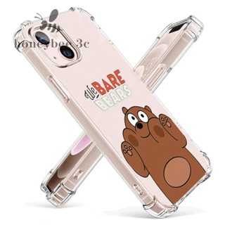 เคสโทรศัพท์มือถือ TPU แบบใส กันกระแทก ลาย We Bare Bears สําหรับ Samsung Galaxy A54 A34 5G A14 LTE A04 A04s A04e A23 A13 4G