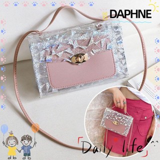 Daphne กระเป๋าสะพายไหล่ กระเป๋าถือ หนัง PU นิ่ม ขนาดเล็ก สําหรับผู้หญิง