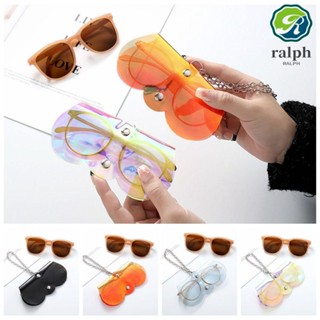 Ralph เคสแว่นตากันแดด PVC แบบใส สไตล์เกาหลี แฟชั่นสําหรับผู้ชาย