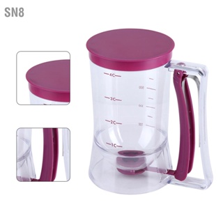 SN8 900mL คู่มือเครื่องจ่ายแป้งคัพเค้กแพนเค้กวาฟเฟิลวัดถ้วยเครื่องมืออบครัว