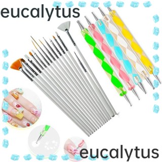 Eucalytus1 ชุดแปรงปากกา พลอยเทียม สําหรับตกแต่งเล็บ DIY