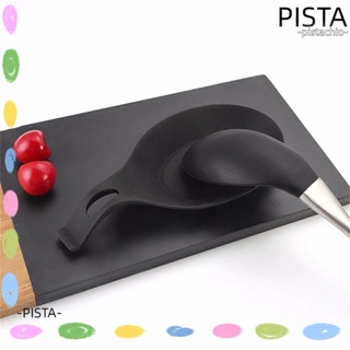 Pista ชั้นวางช้อน ซิลิโคน ที่ตัก เครื่องมือ ขาตั้งฝา ขาตั้งเตา ออแกไนเซอร์ ที่วางช้อน