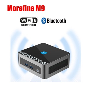 Morefine M9 คอมพิวเตอร์ตั้งโต๊ะ เอาท์พุตหน้าจอ ขนาดเล็ก M9 Mini PC 12th Gen Alderlake N100 3.7Ghz DDR4 M.2 2280 NVME 6 DP1.4 4K 2