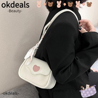 Okdeals กระเป๋าสะพายไหล่ สะพายข้าง ทรงแมสเซนเจอร์ แฟชั่นสําหรับผู้หญิง