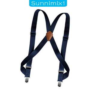 [Sunnimix1] สายเอี๊ยมกางเกงขาสั้น แบบยืดหยุ่น ปรับได้ ใส่สบาย สําหรับผู้ชาย