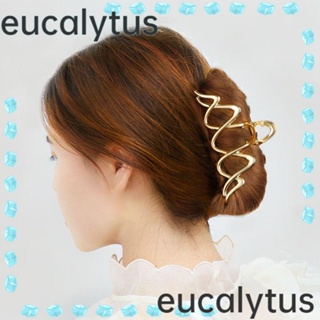 Eucalytus1 กิ๊บติดผมโลหะ รูปผีเสื้อน่ารัก 4 ชิ้น