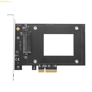 Doublebuy อะแดปเตอร์การ์ดขยาย PCI-E PCIE4 0 เป็น U 2 SFF-8639 SSD 7000Mbps