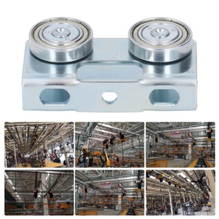 Ryo Tools ชุดประกอบรถเข็น 4 ล้อ คาน ลูกกลิ้ง ผ้าม่าน ประตูบานเลื่อน รอกยก อุปกรณ์เสริม