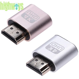 ปลั๊กดัมมี่ DDC EDID ไร้หัว เข้ากันได้กับ HDMI สําหรับขุดบิตคอยน์ [highways.th]