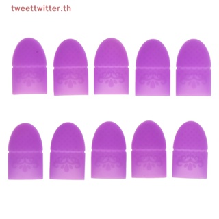 Tweet คลิปซิลิโคน สําหรับแช่เล็บเจล UV 10 ชิ้น ต่อชุด