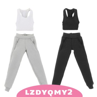 [Lzdyqmy2] เสื้อกั๊ก และกางเกง แฮนด์เมด 1/12 6 นิ้ว สําหรับตุ๊กตา 2 ชิ้น