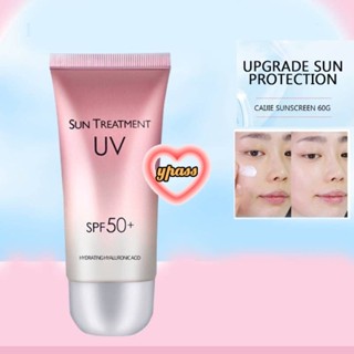 CYREAL CYREAL ครีมกันแดดไวท์เทนนิ่งครีมกันแดด Spf50ป้องกันรังสียูวี,Sweatproof ชุ่มชื้น60กรัมไม่เหนียวผิวแยกที่เป็นมิตรปรับปรุงโทนสีผิว