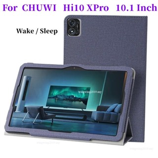 เคสหนังเทียม พร้อมขาตั้ง สําหรับ CHUWI Hi10 XPro 10.1 นิ้ว