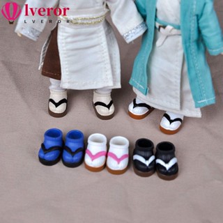 Lveror รองเท้าบูท แฮนด์เมด สําหรับตุ๊กตา 1/12BJD