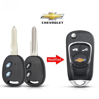 Fob เคสกุญแจรีโมตรถยนต์ 2 ปุ่ม ซ้าย ขวา สําหรับ Chevrolet Lova Epica Spark Avoe