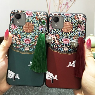 Anti-dust Silicone Phone Case For Nokia C110 4G Soft case tassel Durable Dirt-resistant protective Chinese Style TPU Back Cover