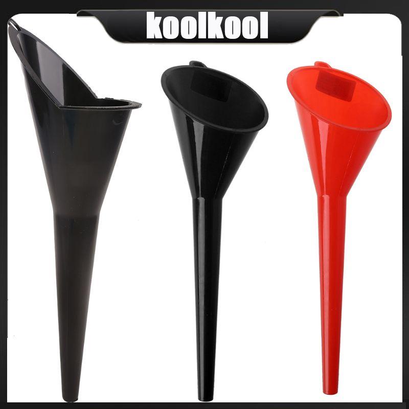 Kool กรวยเติมน้ํามันเชื้อเพลิงรถยนต์ ก้านยาว สําหรับน้ํามันเชื้อเพลิง น้ํามันเบนซิน
