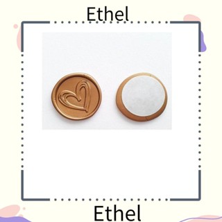 Ethel1 สติกเกอร์ฉลาก ทรงกลม สีทอง สําหรับสํานักงาน 50 ชิ้น