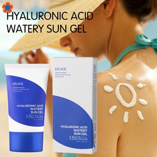 Hyaluronic Acid Aqua Watery Sun Gel Cream SPF 50+ PA++++ ครีมกันแดดเกาหลี ป้องกันรังสียูวี ติดทนนาน ให้ความชุ่มชื้นอย่างล้ําลึก ปกป้องผิว เติมความชุ่มชื้น JP1