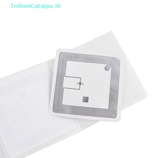 Trillioncatalpa แท็กอิเล็กทรอนิกส์ 15693 RFID ความถี่สูง ทรงสี่เหลี่ยม สําหรับห้องสมุด 2 ชิ้น