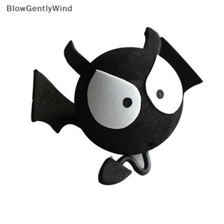 Blowgentlywind ลูกบอลเสาอากาศ สีดํา น่ารัก สําหรับตกแต่งรถยนต์ BGW