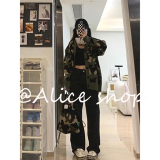 Alice เสื้อสาวอวบ เสื้อแฟชั่นผู้หญิง สะดวกสบาย มีความรู้สึกของการออกแบบ  ทันสมัย High quality Stylish Trendy A95K14I 36Z230909