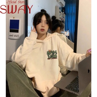 SWAY เสื้อผ้าผู้ญิง แขนยาว เสื้อฮู้ด คลุมหญิง สไตล์เกาหลี แฟชั่น  Comfortable Stylish ins fashion A98J1JD 36Z230909