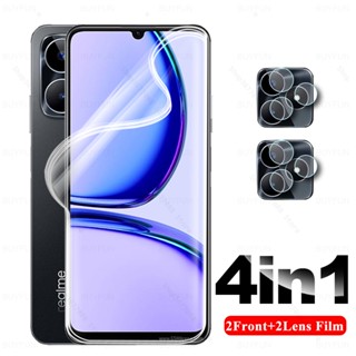 4To1 Soft Hydrogel Film For Realme C53 Full Cover Screen Protector Realmy Realmi C 53 53C RealmeC53 4G RMX3760 Camera Lens Glass