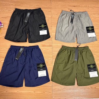 6H5O Stone Island summer nylon classic medal tooling waterproof casual shorts for men and women