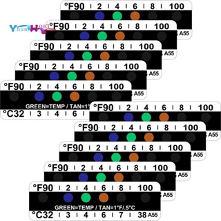 แถบสติกเกอร์ทดสอบอุณหภูมิ 90 ถึง 100 องศา 40 ชิ้น