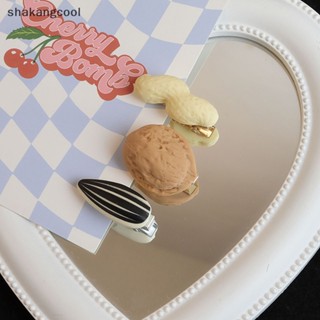 Shakangcool กิ๊บติดผม รูปเมล็ดแตงโมจําลอง สร้างสรรค์ เครื่องประดับแฟชั่น SGL