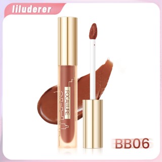 Focallure #mordenurban Matte Lipstick Airy Velvet Lip Tint ลิปกลอสติดทนนานเม็ดสีสูง HO