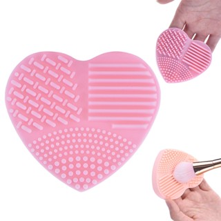 Silicone Makeup Brush Cleaner Washing Scrubber Board Cosmetic Cleaning Mat Pad Clearance sale