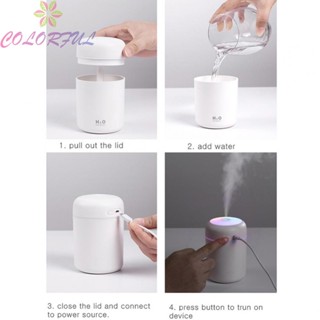 【COLORFUL】Aroma Humidifier Power Socket Socket Desktop 2 Kinds Of Adjustable Spray