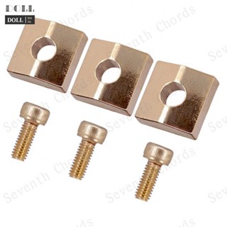 ⭐24H SHIPING ⭐Nut Blocks For Floyd Rose Locking Metal Nut Screws 3Set Clamp Electric Guitar