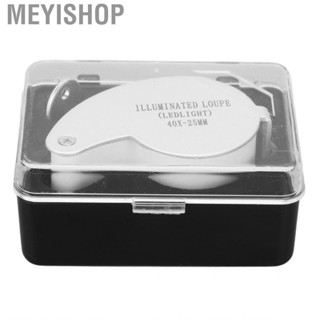 Meyishop 40X  Magnifying Portable Aluminum Alloy HD High Transmission Reading