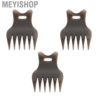 Meyishop 3Pcs Bending Comb Durable ABS Wide Big Safe Multi Purpose  Hair Styling