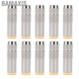 Bamaxis 10Pcs 3.5mm 5‑Level Female Balanced Socket Audio Adapter For Co