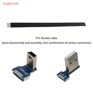 [largelook] สายเคเบิลเชื่อมต่อ USB 3.1 TypeC ตัวผู้ ตัวเมีย ปลั๊กตัวผู้ USB ตัวเมีย สําหรับเชื่อมสายเคเบิลข้อมูล DIY รองรับบอร์ด PCB